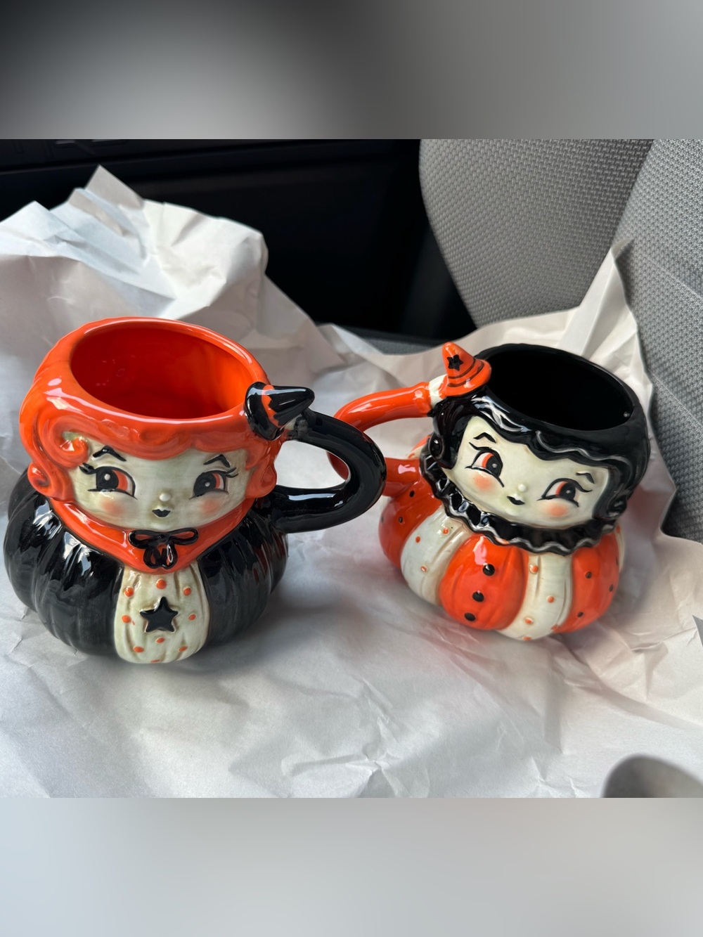 Johanna Parker Halloween witches coffee mug set